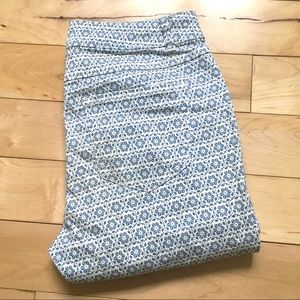 British Khaki Tile Print Skinny Jeans